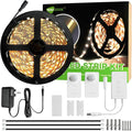 RAYZEEK Wireless Motion Activated LED Strip Lights,19.7FT LED Strip Lights with Power Adapter,RF Wireless Motion Sensor Control Dimmer,Timing,Warm White (1×Controller+2×Motion Sensor)