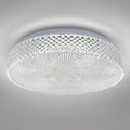 OOWOLF Flush Mount LED Ceiling Light Fixture, 2700K-6500K Super Bright 36W 3600LM 13.78 Inch Dimmable Warm/White Light Kitchen Light Modern Ceiling Lamp for Bedroom Bathroom, Chandeliers with Remote