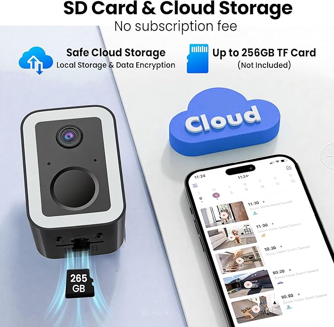 【2 Pack】Security Cameras Wireless Outdoor, Color Night Vision Even in the Dark, Crime Prevention with AI Motion Detection & Spotlight Siren Alarm, 2-Way Audio Battery Powered Camera for Home Security
