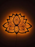 Lotus Symbol Relax Neon Sign, Mandala Yoga Room Night Light, Mandala Lotus Flower Lighted-Up Wall Art With Rgb Color Changing Led, Metal Wall Decor, Rgb Lights, Home Decor, Birthday Gift