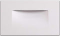 Ciata LED Stair Lights - 3 CCT Options (3000K/4000K/5000K) | 3 Watt Step Lights for Indoor and Outdoor Stairs | Ideal for Home Theater and Outdoor Stairway Lighting | White Finish, Horizontal