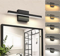 NIORSUN 15.7 inch Black Bathroom Vanity Light,12W 5CCT Dimmable LED Bathroom Lighting Fixtures Over Mirror, Modern Vanity Lights for Bathrooms Restroom Mirror- ETL Certified