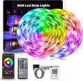 Led Lights for Bedroom 132FT(2 Rolls of 65.6ft) Music Sync Color Changing RGB Led Strip Lights with 60 Keys Remote and App Control, Led Lights for Room Kitchen Party Decor,Home Decor