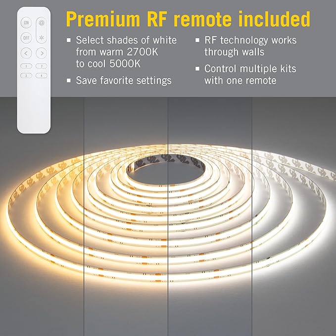 Armacost Lighting RibbonFlex LUX Continuous Tunable White CCT COB Kit 427510