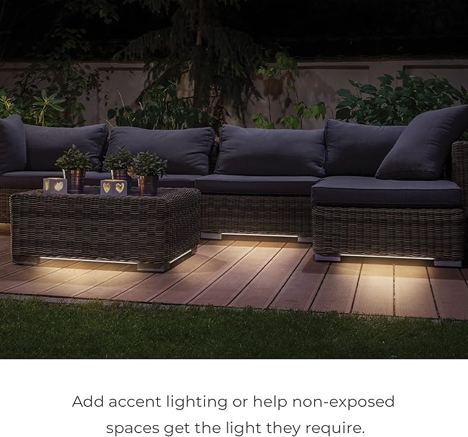 Globe Electric 50273 Wi-Fi Smart Flexigon Multicolor Changing RGB LED Plug-in Outdoor Indoor Neon Strip Light, No Hub Required, Voice Activated, 5 Meters/16.4 Feet, IP65 Rated, 3000 Kelvin