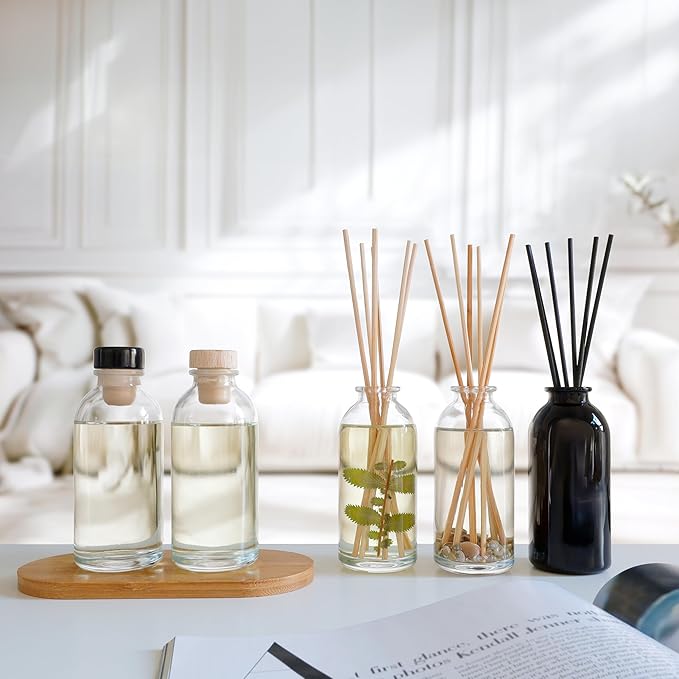 Urban Naturals Reed Diffuser Oil Refill, Mountain Berry Breeze Diffuser Oils with Juniper, Jasmine, Apple, 4 oz + Free Reed Sticks, Made in the USA