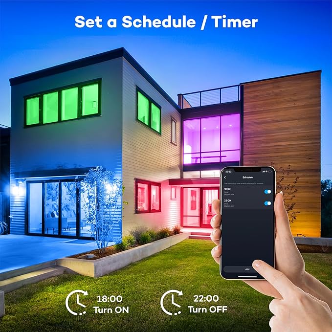 Smart LED Ceiling Light WiFi, RGB Flush Mount Light Fixture with Remote, Compatible with Alexa Google Home, 2400LM 3000K-6500K Wired Lights for Bedroom, Living Room 13 Inch White