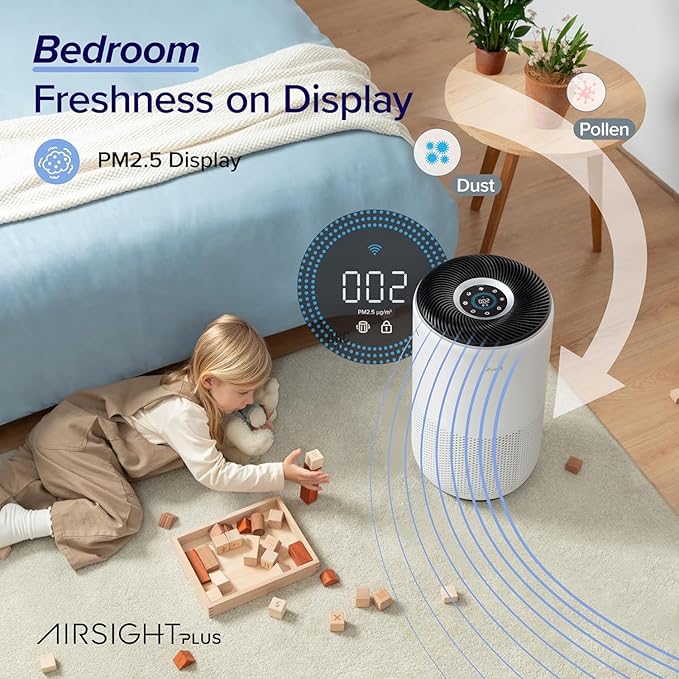 LEVOIT Air Purifier for 1980 Ft2 Room & Smart Humidifier with 3L Tank, Diffuser & APP Control