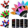 Smart C9 LED Christmas Lights Outdoor, 118 FT 150 LED C9 String Lights App Control 105+ Modes Waterproof Connectable RGB Color Changing Christmas Tree Lights for Outside Roofline Patio Home Xmas Decor