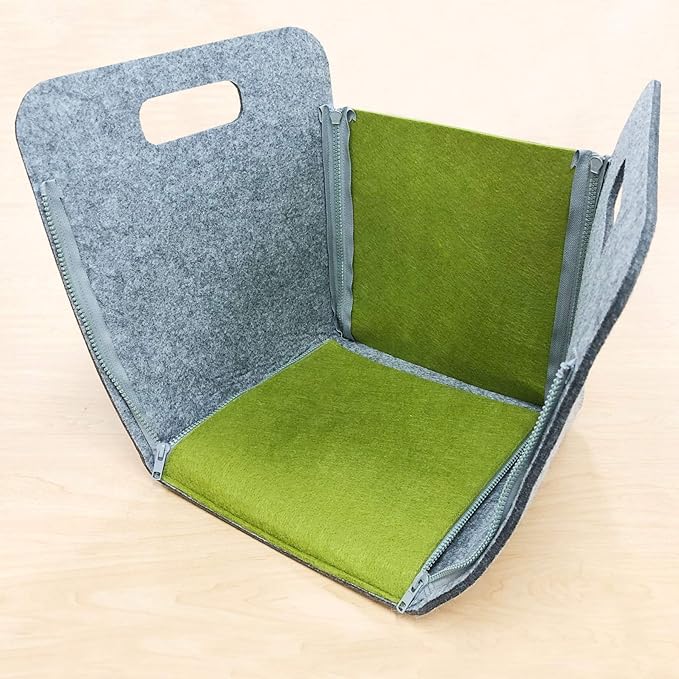 CAIT CHAPMAN HOME COLLECTION Felt Organizer-Desk Organizer, Bedside Caddy, File Case (Desk Organizer, Solid)