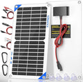 SUNAPEX 12V 10 Watt Solar Trickle Charger Maintainer - Waterproof Solar Powered Battery Charger - Solar Panel Kit Built-in Smart Charge Controller for Car Rv Trailer Truck Boat Automotive Marine