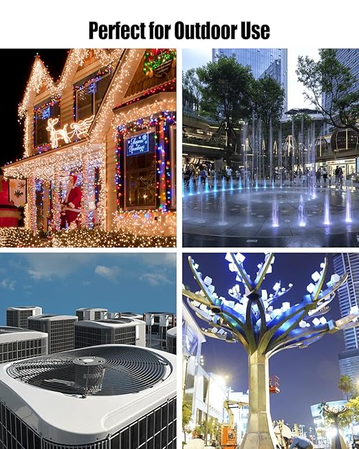 16A Smart Outdoor Plug, IP65 Waterproof and Dustproof Decorations Remote Control, Outdoor Light Strings Fountain Pumps Holiday, Compatible with Alexa Google Home