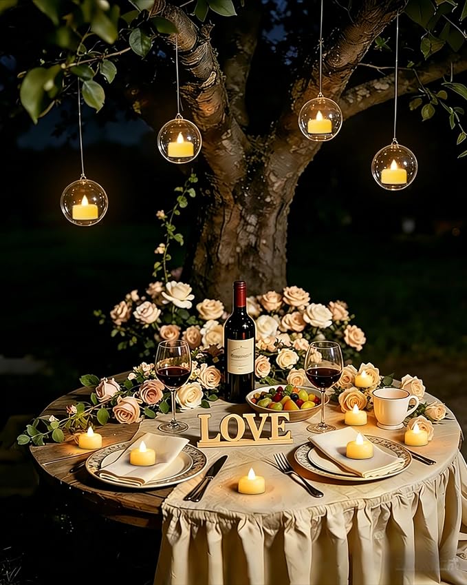 Raycare 150Pack Battery Operated Tea Lights Candles, Long Lasting Fake Candles, Flameless LED Tea Lights, Electric Candle for Wedding, Centerpieces, Home Decor, Halloween, Christmas