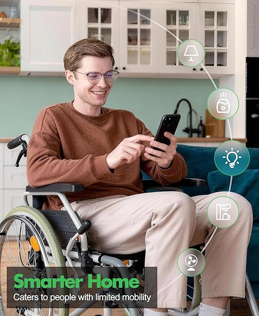 Mini Smart Plugs That Works with Alexa & Google Home, WiFi Plug for APP Remote & Voice Control, Smart Outlet Timer with Schedule & Group Control Function | 2.4G WiFi Only | ETL & FCC Listed