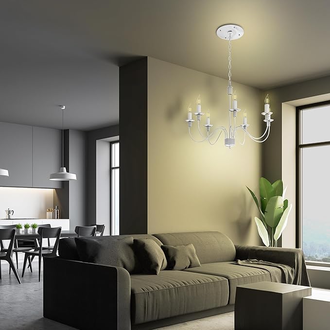 Feit Electric Vintage Flame Tip Smart WiFi LED Bulb, E12 Candelabra Base, 40W Eq. (3.3W), 2700K Soft White, Clear Filament, Dimmable, No Hub Required, 2.4GHz Only, CFC40/927CA/FIL/AG/4, 4 Pack