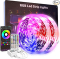 100 FT Led Lights for Bedroom, Music Synchronized RGB Bluetooth LED Lights, Smart Application and Remote Control Color Change LED Light Strips, Used for Home Room Lighting Decoration