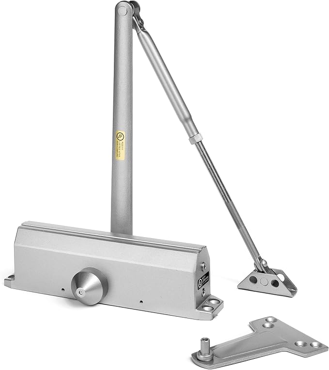 Dynasty Door Closer Adjustable Spring Size 3-6 Hydraulic Automatic Door Closer Series 1636 (Aluminum)