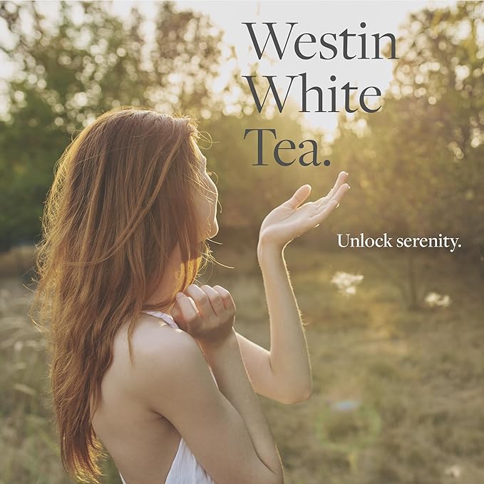Westin White Tea Home Scent Diffuser Machine – Hotel Air Freshener with Signature White Tea Refill Cartridge – Waterless Scent Air Fragrance System for Large Rooms