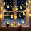 Christmas String Lights,10FT 20LED New Year Lights USB & Battery Operated (Not Included) 2026 Cute Christmas Fairy Lights,2 Flashing Modes for Christmas Tree Decor Indoor Outdoor,Home,Party,Wedding