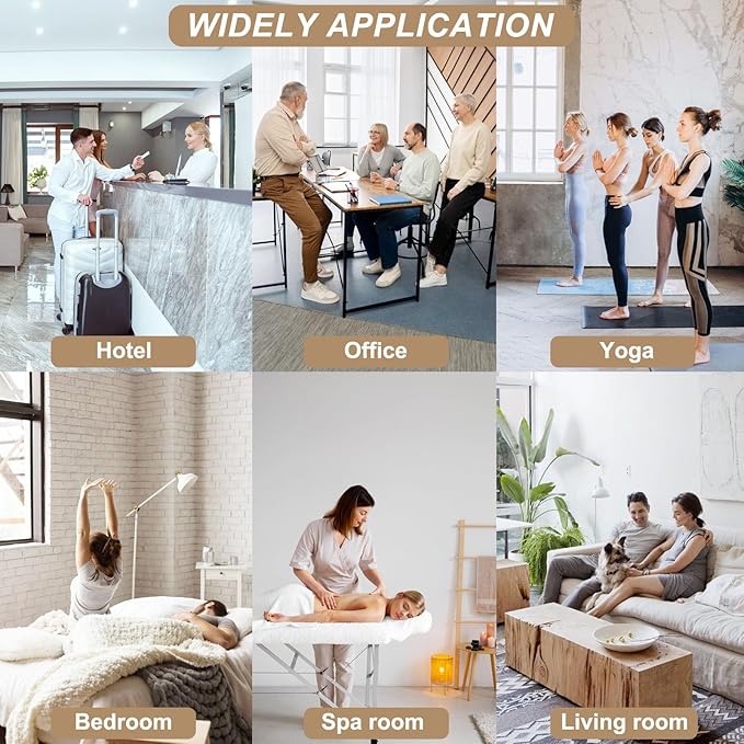 Smart Scent Air Machine for Home, 1500 Sq.Ft Coverage Hotel Collection Diffuser with Cold-air Diffusion Tech，Bluetooth Waterless Diffusers with APP Control for for Home Office Spa Large Room