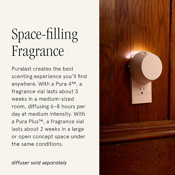 Pura x Studio McGee Home Scent Refill - Smart Air Diffuser - Up to 120-Hours of Luxury Fragrance per Refill - Home Essential - Clean & Safe Diffuser Fragrance - 2 Pack, White Bergamot