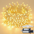 String Lights Indoor Bedroom, 33FT 100 LED Fairy String Lights Outdoor Waterproof, 8 Modes Memory Twinkle Christmas Light Plug in for Classroom Dorm Patio Tree Garden Decor(Warm White)