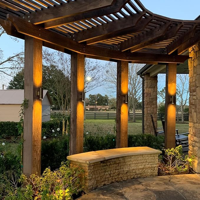 VOLT 12V Cast Brass Up/Down Outdoor Sconce & Lanai Light (Bronze) for Low Voltage Landscape Lighting
