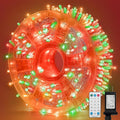 165 FT 500LED Red Green Warm String Lights Indoor Outdoor, Connectable Christmas Tree Lights Waterproof 16 Modes with Timer, Fairy Twinkle Light Plug in for Bedroom Wedding Party Xmas Decorations