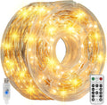 Dazzle Bright Fairy Lights, 66 FT 200 LED USB Power Photo String Lights with Remote, 8 Modes Waterproof Dorm Lights for Home Indoor Party Tree Yard Christmas Decorations (Warm White)