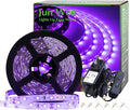 Black Lights 20FT 360LEDs Blacklights LED Strip, Tape Lights, 12V Flexible Purple Blacklight Fixtures, LED Ribbon for Stage, Fluorescent Glow Party, Bar, Indoor Dance,Gallery