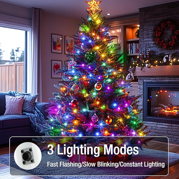 12 Pack Fairy Lights Battery Operated - 7ft 20 Led Twinkle Lights 3 Modes, Multi-Colored Bulk Mini String Lights Waterproof for Mason Jars Vases DIY Party Wedding Decoration Easter