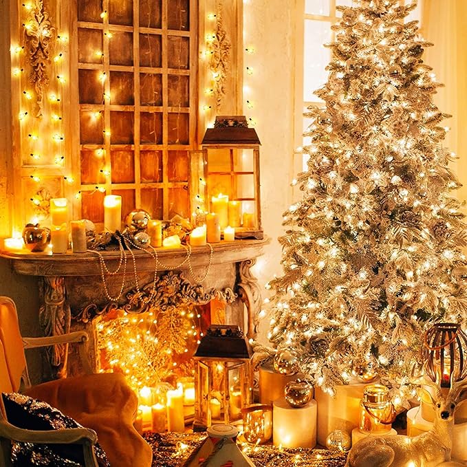 GLUROO Outdoor String Lights 180FT, 90+6Pcs Vintage Bulbs Shatterproof 2700K LED Patio String Lights Waterproof, Connectable Edison Style Lights, Hanging Lights for Backyard, Bistro
