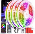 Led Lights for Bedroom 297FT (3 Rolls of 99ft), Color Changing RGB Led Strip Lights with 60 Keys Remote and App Control, Music Sync Led Lights for Room Kitchen Party Home Decor