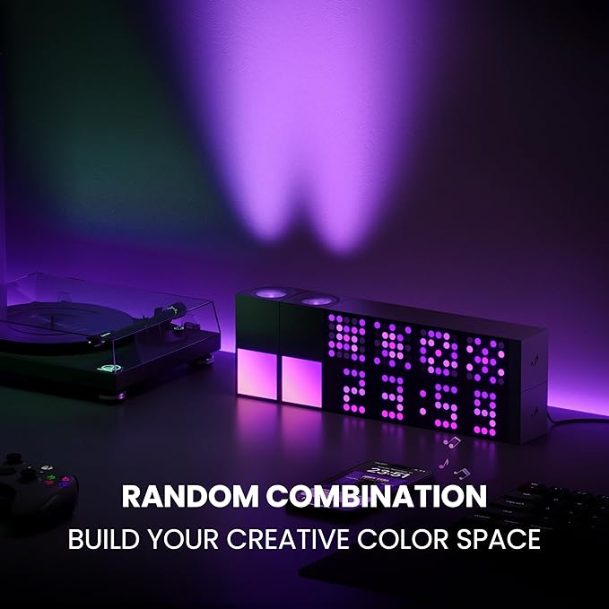 YEELIGHT Spot Light Extension for Cube Smart Lamp, 16 Million Colors Option, RGB Individual Addressable, Dynamic Lighting, Music Flow, WiFi Connected, APP Control, for Bedroom, Living Room, Cube*1