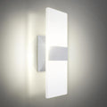 ASD 12 Inch Indoor LED Wall Sconce - 12W 2700K-5000K Dimmable Brushed Nickel Wall Sconce Lights for Living Room, Bedroom, Bathroom, Hallway - Modern Wall Sconces Hardwired, UL Interior Light