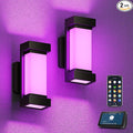XMCOSY+ Outdoor Wall Lights, 2100LM Smart LED Porch Lights Outdoor, RGBCW Exterior Lighting Sconce, Wi-Fi Control, Compatible with Alexa, IP65 Waterproof, 2 Pack