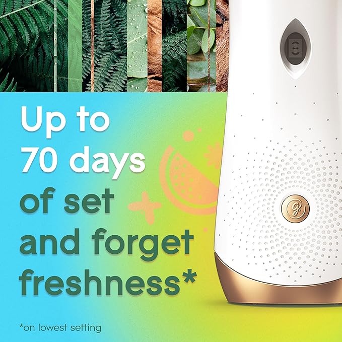 Glade Automatic Spray Refill, Fresh Confidence, Scented Air Freshener for Home and Bathroom, 6.2 Oz