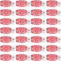 24 Pack Fairy Lights with Timer Battery Operated, 3 Modes 7ft Mini Twinkle Lights Waterproof, 20 LED Bulk String Light for Mason Jars Christmas Decoration Wedding Table Centerpieces,Red