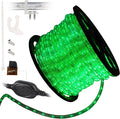 WYZworks 1656LEDs, 150ft LED Outside Rope Lights, Waterproof Permanent Outdoor ETL Certified Connectable Clear Tube, Christmas Palm Tree Holiday Decorative Landscape Patio Accent Lighting - Green