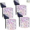 Solar String Lights Outdoor, 4 Pack 288FT 800 LED Solar Twinkle Lights for Outside Waterproof Copper Wire with 8 Modes Fairy Decorations for Garden Yard Wedding Christmas Tree Decor (Multicolor)
