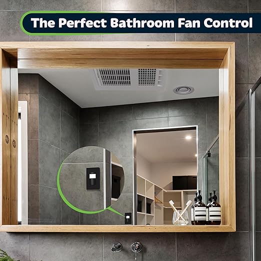 TOPGREENER PIR Motion Sensor Light Switch, Occupancy & Vacancy Motion Sensor Switch, 𝐎𝐩𝐞𝐫𝐚𝐛𝐥𝐞 𝐖𝐢𝐭𝐡𝐨𝐮𝐭 𝐆𝐫𝐨𝐮𝐧𝐝 𝐖𝐢𝐫𝐞, No Neutral Wire, TDOS5-HL-BK-6PCS, Black
