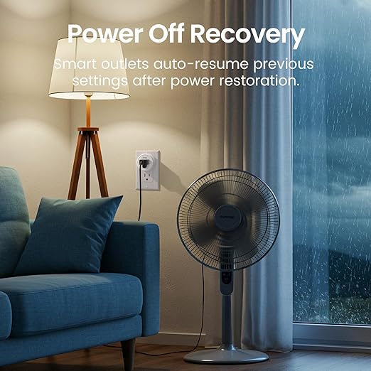 GHome Smart Plug 15A 5G Hz and 2.4GHz Wi-Fi, Compatible with Alexa & Google Home & IFTTT, No Hub Required, UL/ETL/FCC Certified,Remote Control, Timer,White [4 Pack]