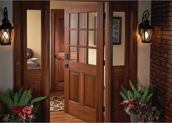 SCHLAGE BE469ZP CAM 716 SCHLAGE Connect Smart Deadbolt With Alarm Inbuilt Camelot Trim In Aged Bronze.