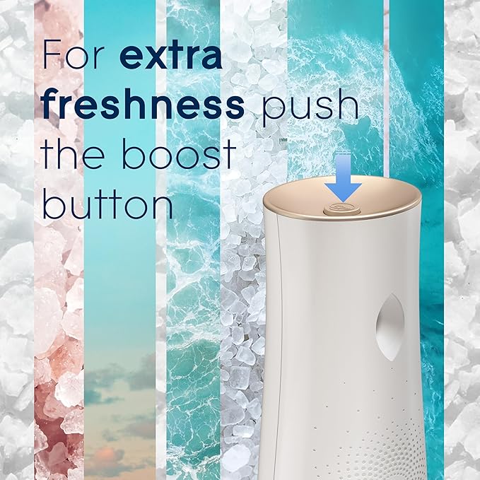 Glade Automatic Spray Refill, Air Freshener for Home and Bathroom, Sky & Sea Salt, 6.2 Oz