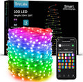 BrizLabs Smart Fairy Lights, 33ft 100 LED Color Changing Fairy Lights Work with Alexa/Google Home, WiFi Pastel Easter Light Dimmable RGB Twinkle Starry Light for Xmas Tree Home Party Easter Halloween