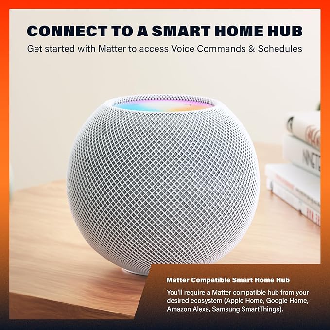 Caveman Matter & WiFi A19 Smart LED Light Bulb, RGBW Color Changing, Tunable Warm & Cool White 800LM (60W Equivalent) – Alexa, Google Home, Apple Home Bulb (2pk)