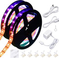 Yescom APP Control LED Strip Light 6.6ft Music Sync Color Changing WiFi Smart 60 LEDs Ambient Lamp Compatible with Alexa & Google Assistant for Bedroom Gaming Room