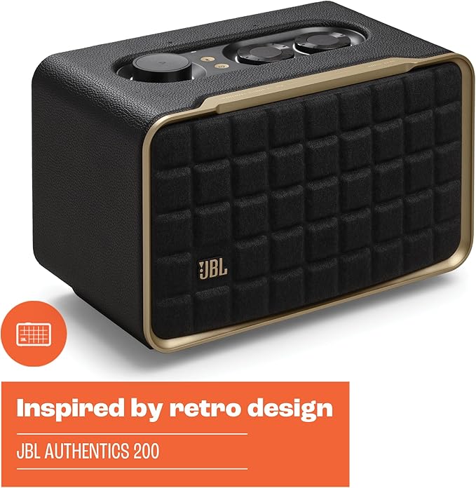 JBL JBLAUTH200BLKAM-Z Wi-Fi Bluetooth Smart Home Speaker - Certified Refurbished