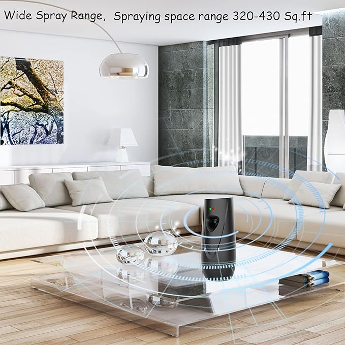 Automatic Air Freshener Dispenser, Wall Mounted/Standing Air Freshener Spray Dispenser, Aerosol Fragrance Dispenser is Suitable for Hotel, Bedroom, Bathroom,Office, Commercial Place(White-03)