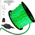 WYZworks 1656LEDs 150ft LED Outside Rope Lights, Outdoor ETL Certified Waterproof Permanent 360 Degree Light Emitting, Flexible Tube, Connectable, Christmas Palm Tree Exterior Landscape, Green